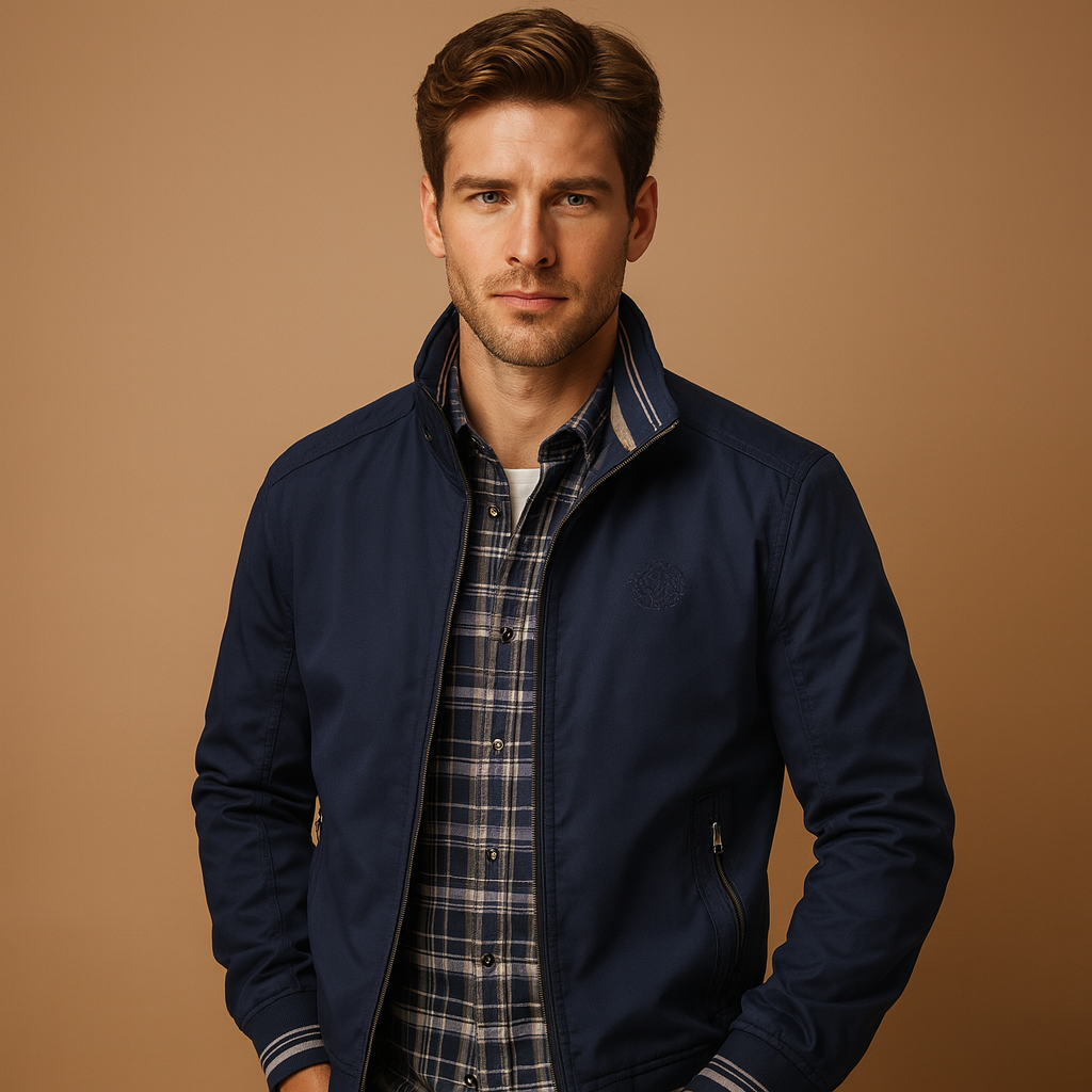 Men’s lightweight summer jacket with modern design, breathable fabric, adjustable fit, and functional pockets. Ideal for spring and summer wear.