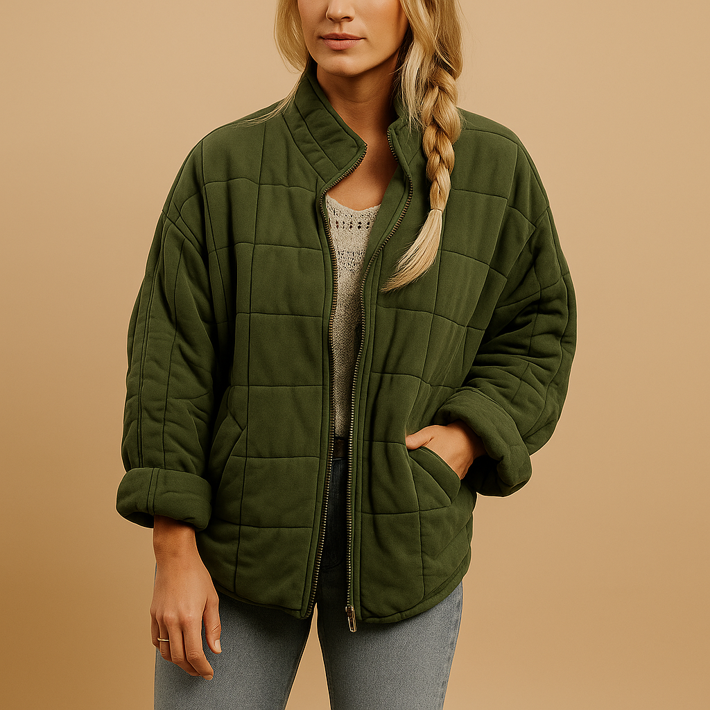 Lightweight summer jacket for women with tailored fit, breathable fabric, practical side pockets, and minimalist design in multiple colors.