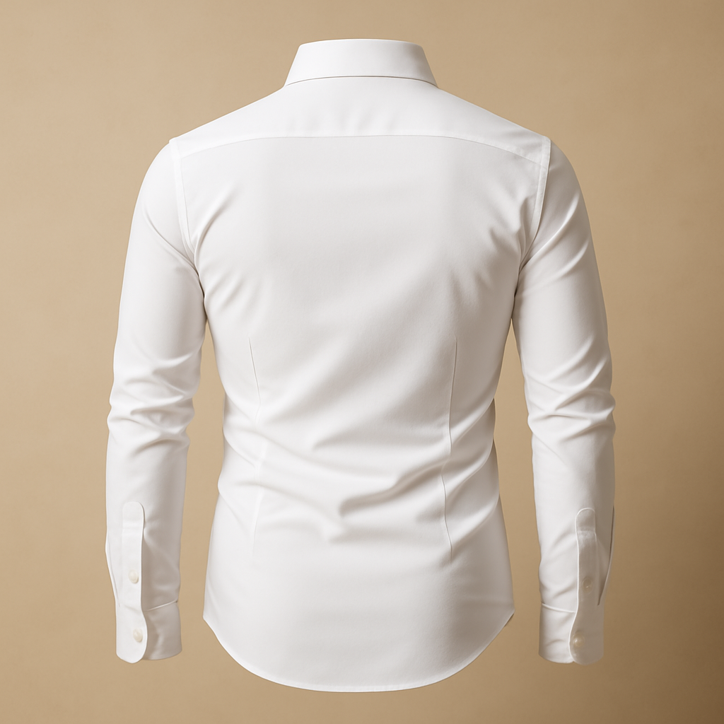 Men’s long sleeve dress shirt with refined fit and timeless design, available in multiple colors. Perfect for formal events, evening wear, and casual outfits.