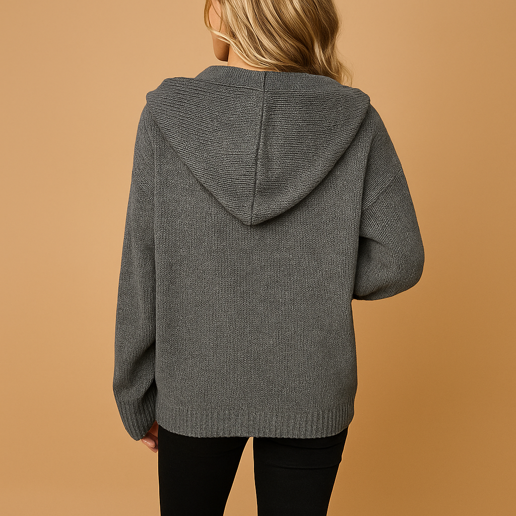 Loose open front cardigan for women in classic colors with relaxed fit, perfect for layering over jeans, skirts, or dresses for casual or refined looks.