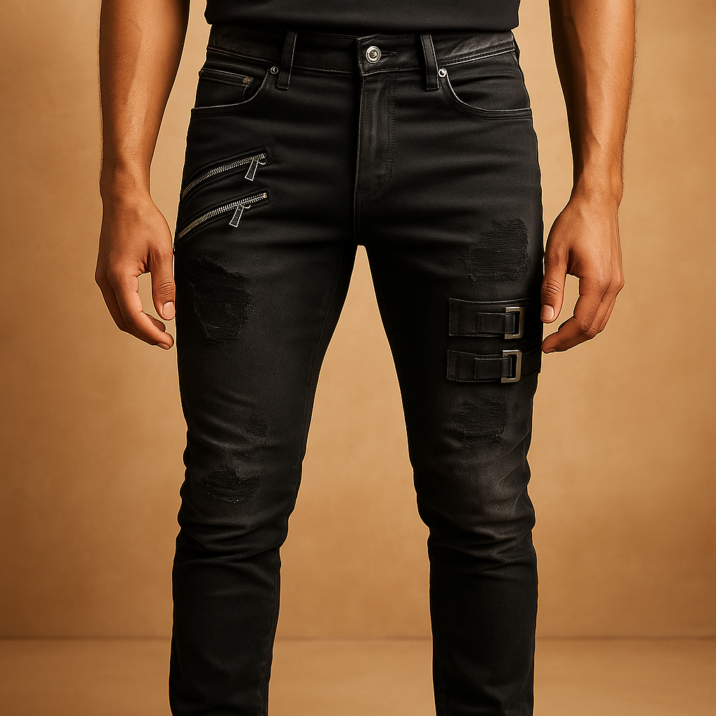 Men’s slim fit jeans with stretch design, durable and comfortable, perfect for casual days, smart occasions, and everyday wear.