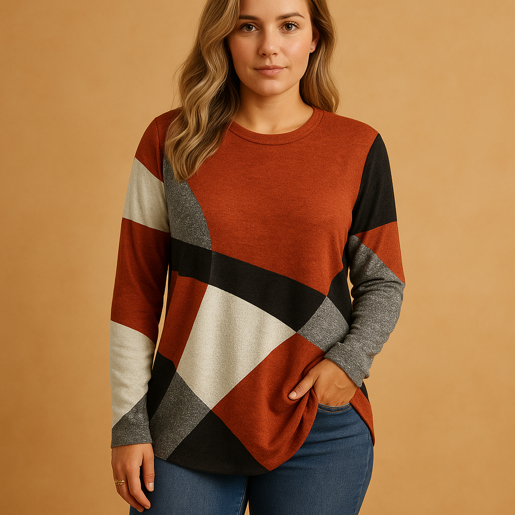 Women’s timeless knit sweater with elegant cut and relaxed fit, breathable fabric, perfect for casual and chic outfits in classic shades.