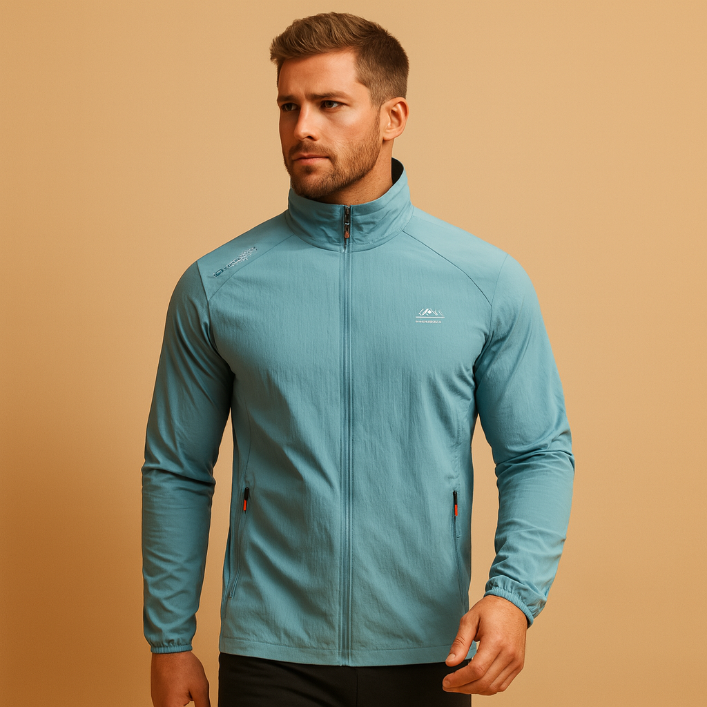 Men’s trendy quilted summer jacket with lightweight design, perfect for spring and summer casual or weekend outfits.